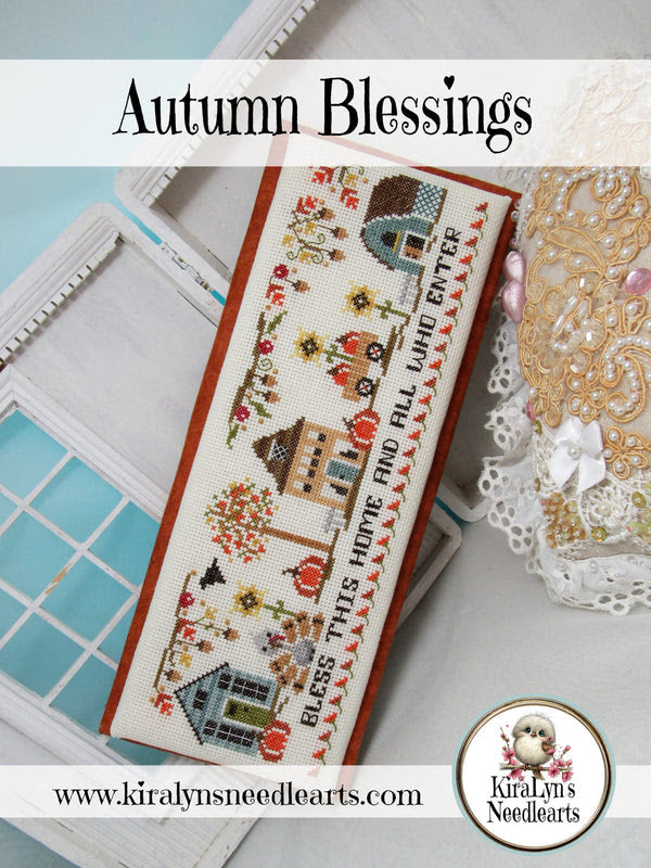 Autumn Blessings Cross Stitch by KiraLyn's Needlearts - Paper Pattern