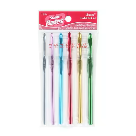 Silvalume Crochet Hook set of 6