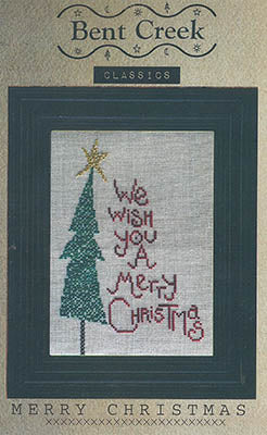 Merry Christmas Cross Stitch by Bent Creek - Paper Pattern