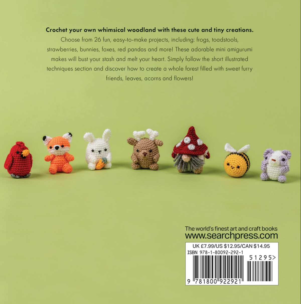 Mini Amigurumi Woodland Crochet Book by Julia Chiang - Paper Pattern