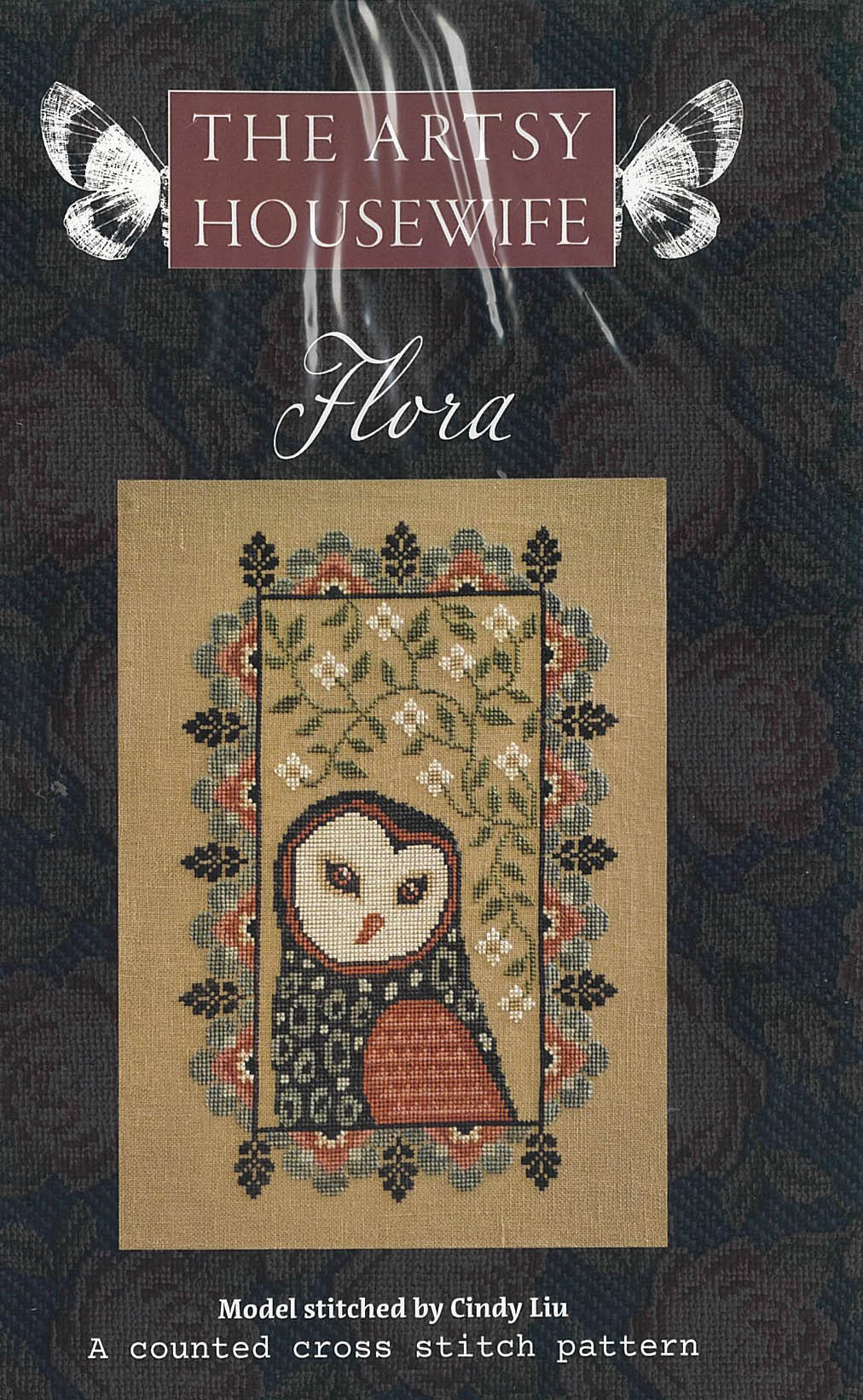 Flora Cross Stitch by The Artsy Housewife - Paper Pattern