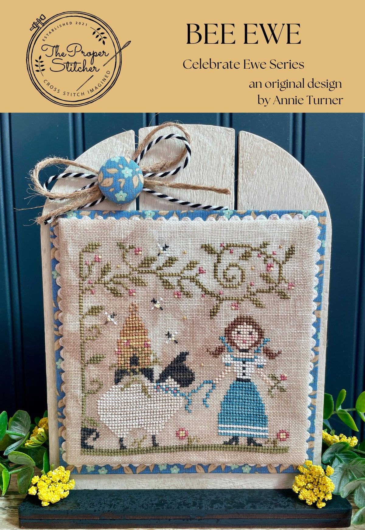 Bee Ewe Cross Stitch by The Proper Stitcher - Paper Pattern