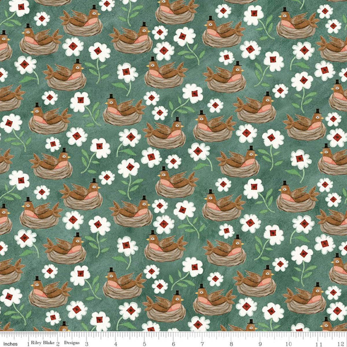 Hop Hop Hooray! | C14273 | Robins Nest - Teal