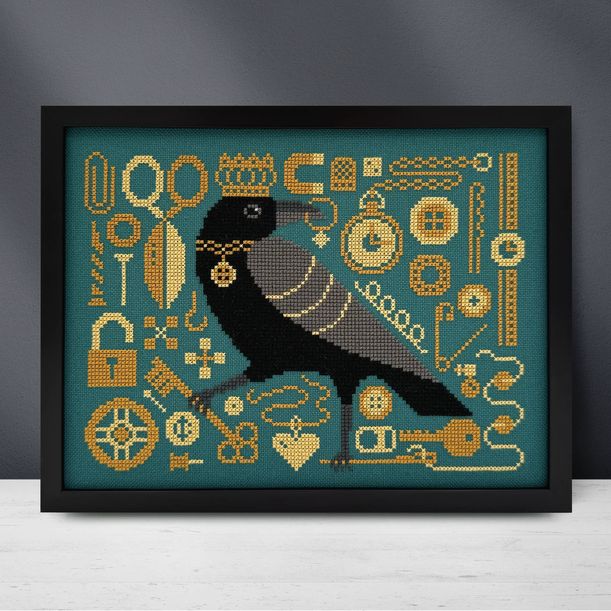 Tanner's Trinkets Cross Stitch by Boomerang Stitches - Paper Pattern