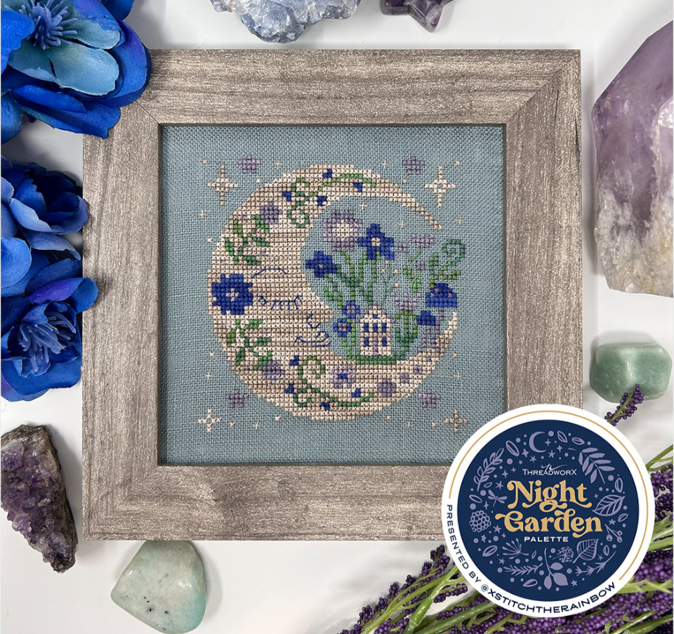 Pre-Order - Twilight Moon Cross Stitch by Tiny Modernist - Paper Pattern