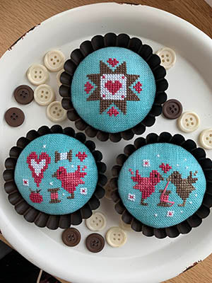 Ethel&#39;s Valentines Tart Tins by Stitches By Ethel - Paper Pattern