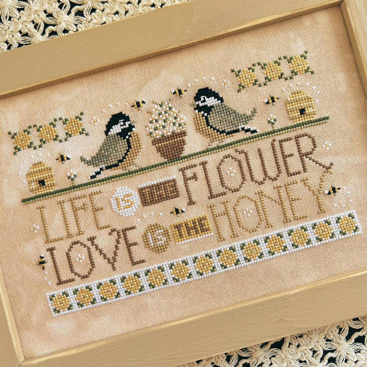 PRE-ORDER - WordyBirds: May Cross Stitch by Sweet Wing Studio - Paper Pattern