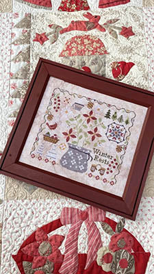 Winter Rests Cross Stitch by Blueberry Ridge Designs - Paper Pattern