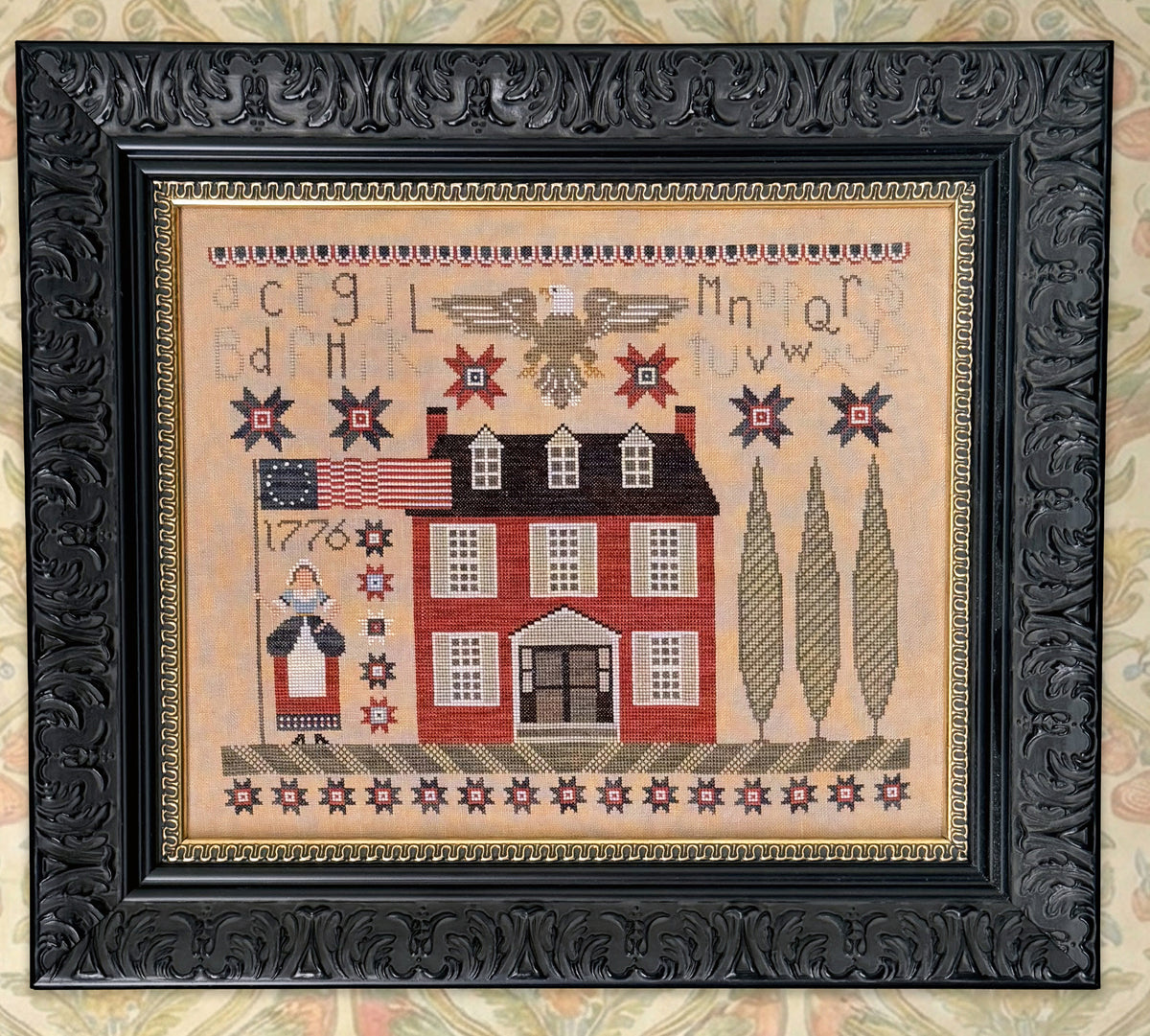 Betsy's Sampler Cross Stitch by Fox & Rabbit - Paper Pattern