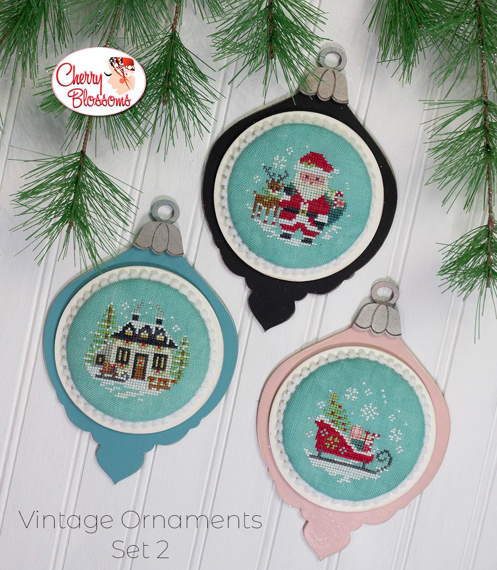 Pre-Order - Vintage Ornaments: Set Two Cross Stitch by Cherry Blossoms - Paper Pattern