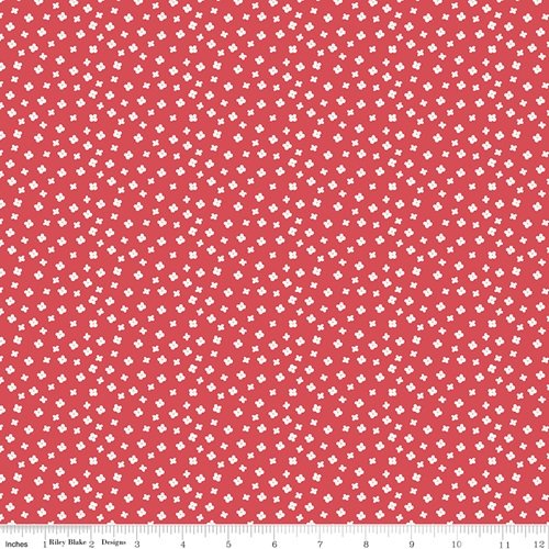 Gone Glamping | C14794 | Tiny Blossoms - Red