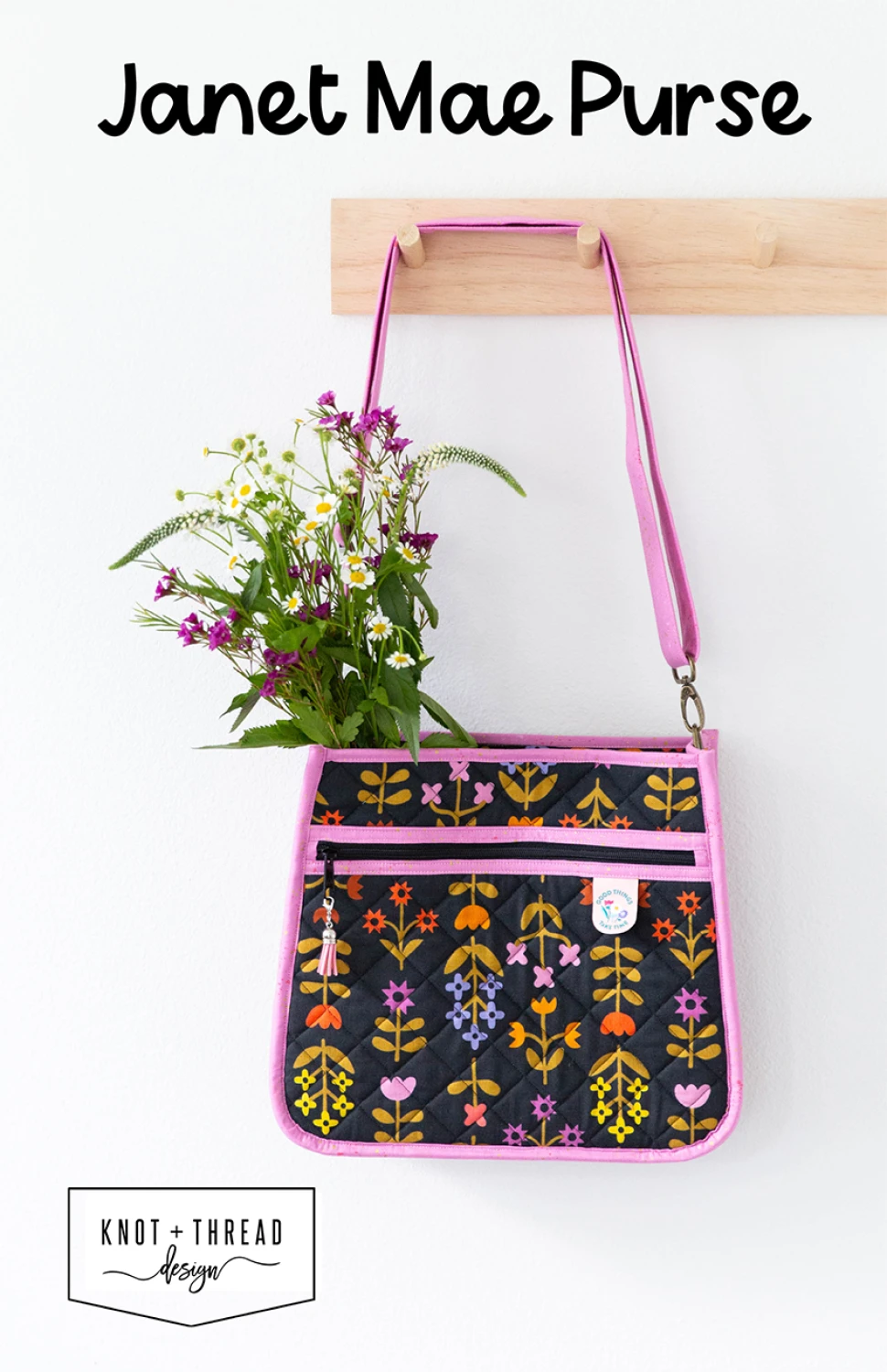 Janet Mae Purse Quilt Pattern by Knot + Thread Designs - Paper Pattern