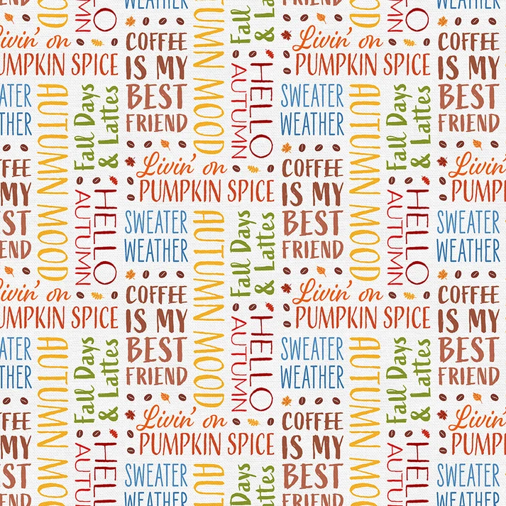 Autumn Girl | 120-4941 | Autumn Words - Multi