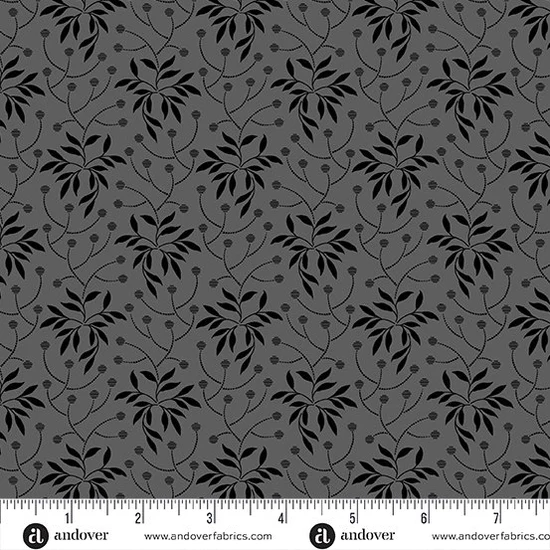 Pumpkin Licorice | A-1103-C | Branches and Buds - Charcoal