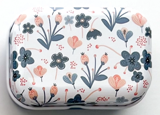 Floral Magnetic Needle Tin