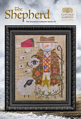 Snowman Collector: The Shepherd Cross Stitch by Cottage Garden Samplings - Paper Pattern