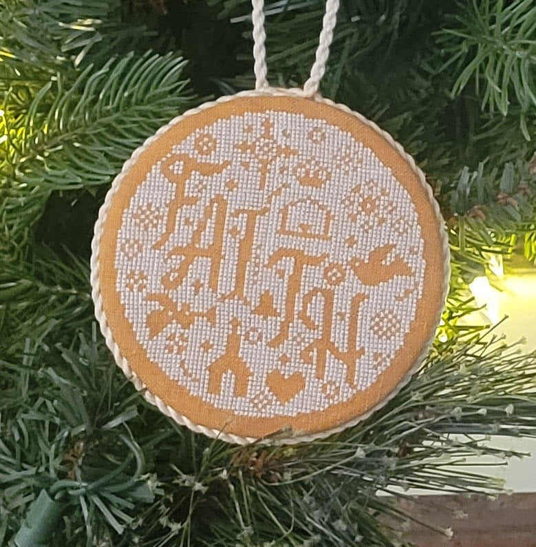 Faith Bauble Cross Stitch by Wildflower Stitching - Paper Pattern
