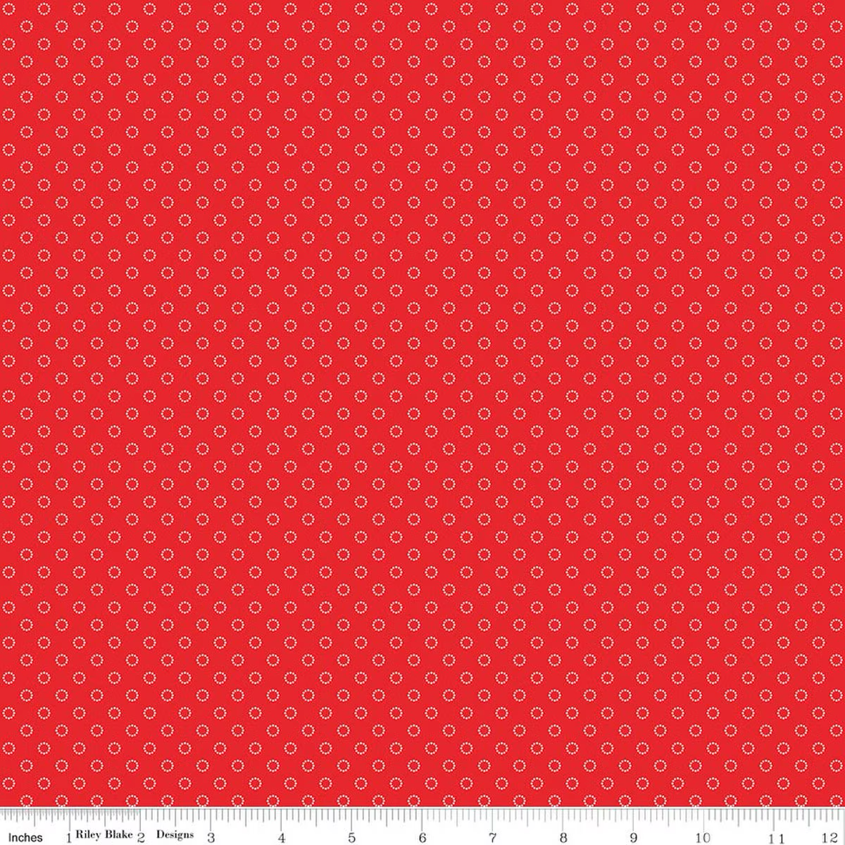 Whimsical Woodland | C17647 | Circle Dots - Red