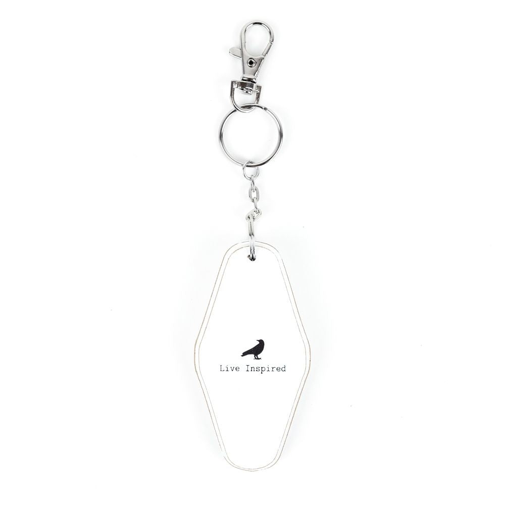 Possible | white, black | 3.5x1.7x.5 rvs wd keychain | 11299
