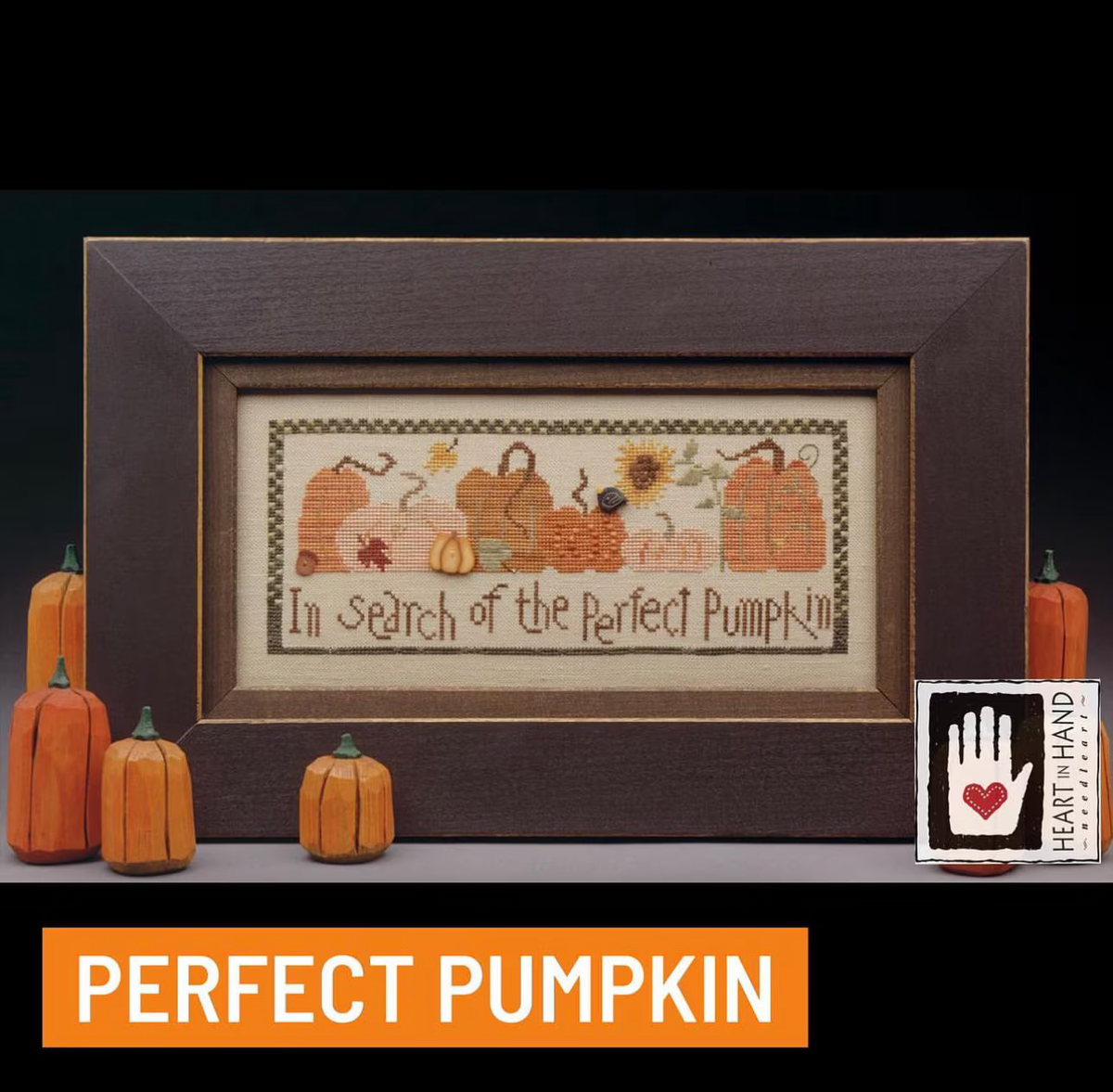 Perfect Pumpkin Cross Stitch by Heart in Hand - Paper Pattern