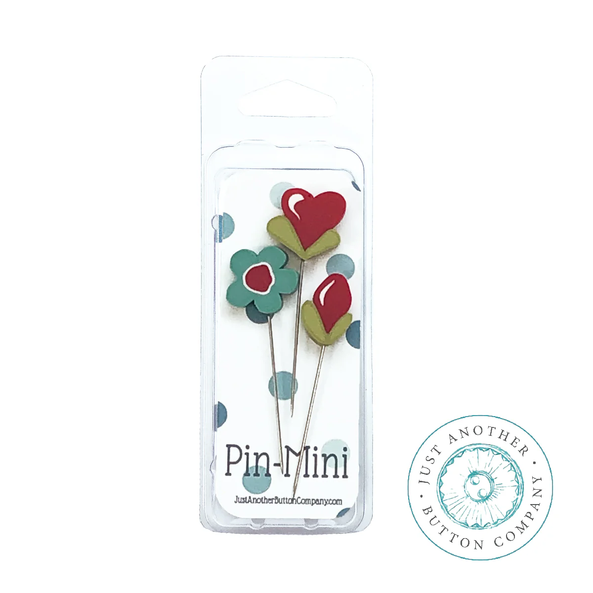 Pin-Mini: Love Blooms by Just Another Button Company