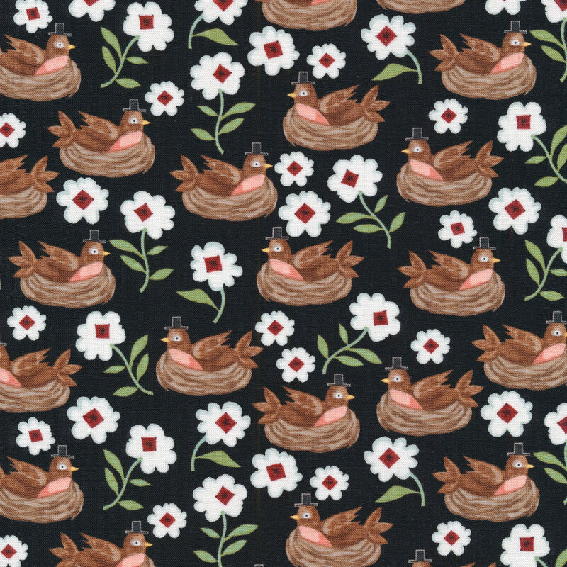 Hop Hop Hooray! | C14273 | Robins Nest - Black