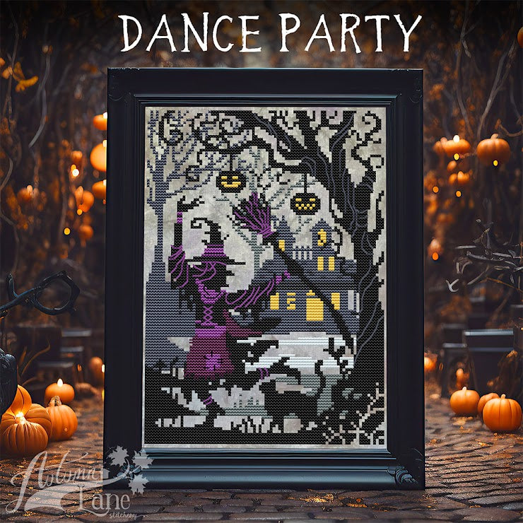 Pre-Order - Dance Party Cross Stitch by Autumn Lane Stitchery - Paper Pattern