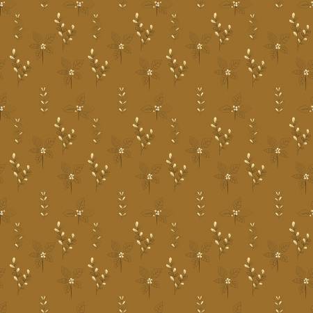 Fall's in Town | C13513 | Drawing - Tan