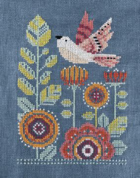Fanciful Flight Cross Stitch by Robin Pickens - Paper Pattern