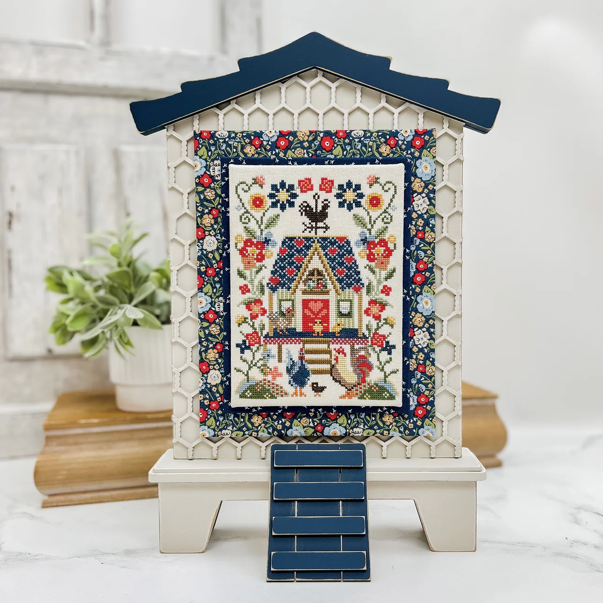 Henrietta's Hen House Cross Stitch by Dirty Annie's - Paper Pattern