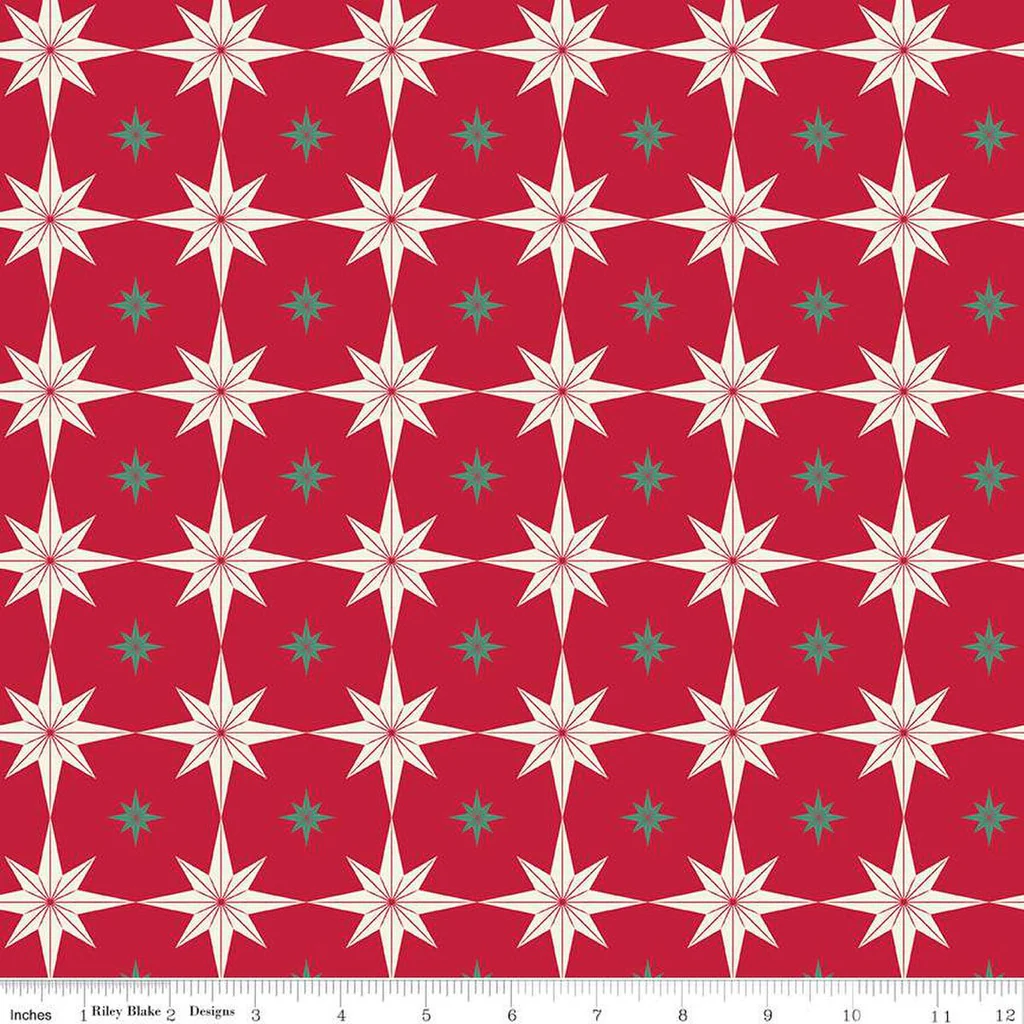 Merry Little Christmas | C14843 | Starbursts - Red