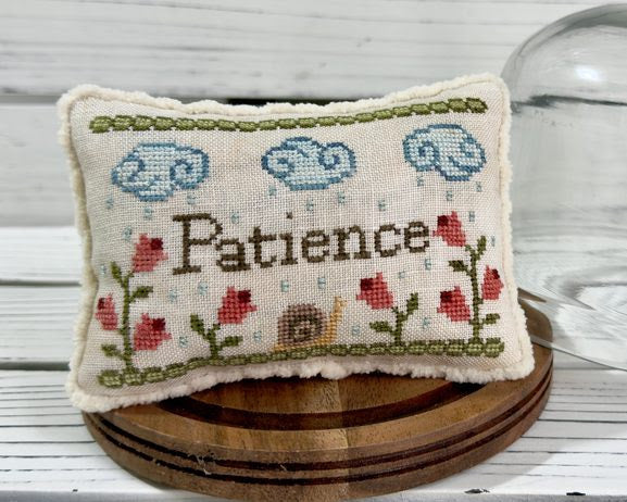 PRE-ORDER - Virtues: PATIENCE Cross Stitch by New York Dreamer - Paper Pattern