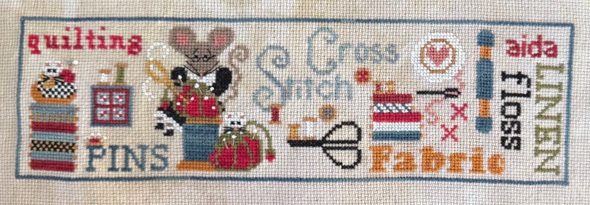 PRE-ORDER - Matilda's Sewing Drum Cross Stitch by Finally A Farmgirl - Paper Pattern