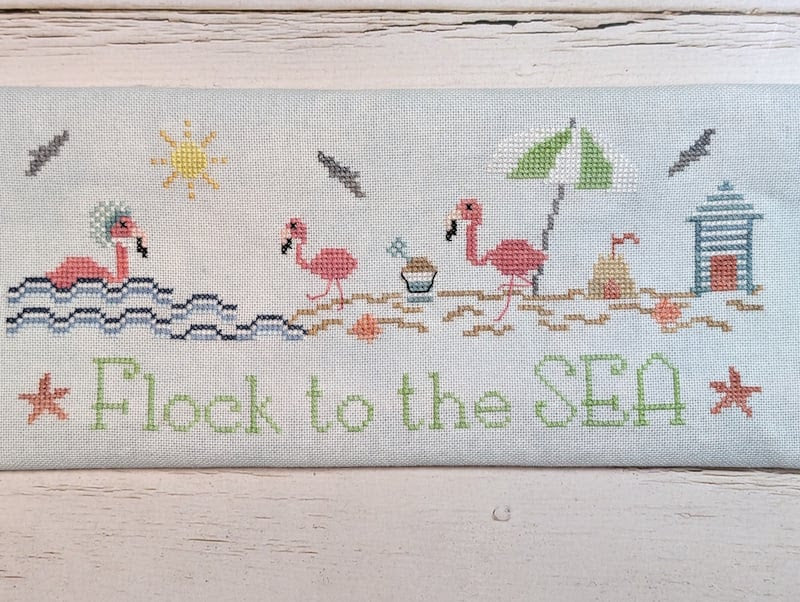 Pre-Order - Flock to the Sea Cross Stitch by The Mindful Needle - Paper Pattern