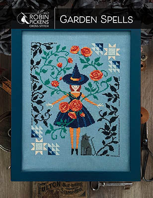 Garden Spells Cross Stitch by Robin Pickens - Paper Pattern