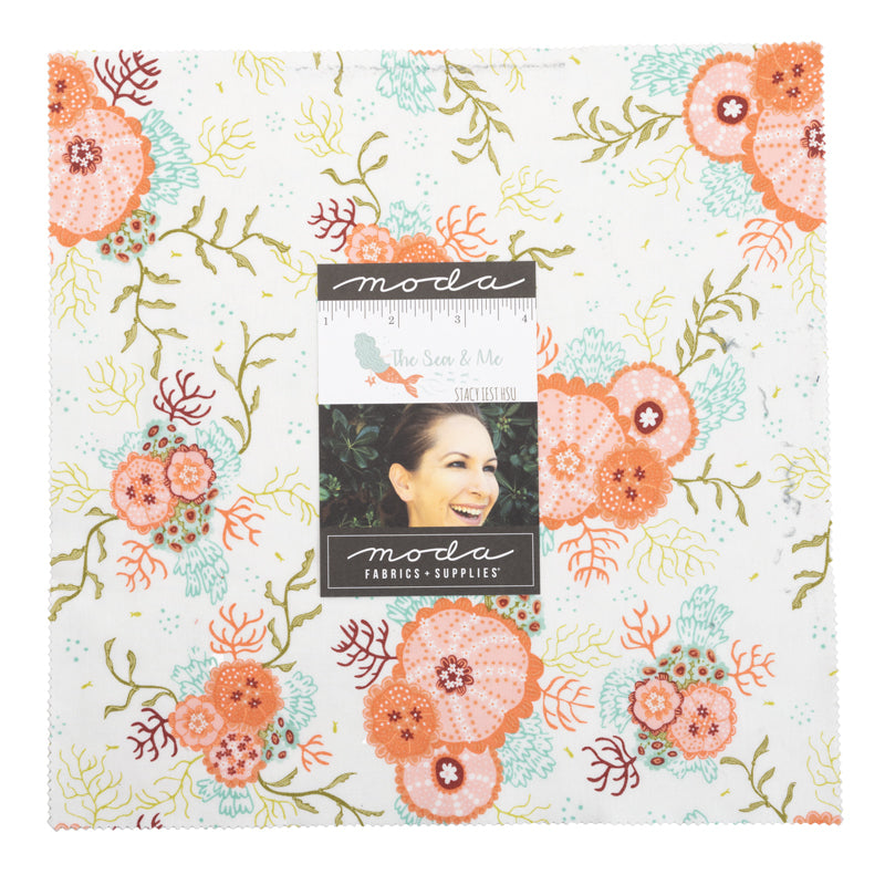 The Sea and Me Layer Cake®, 42 10-inch Precut Fabric Quilt Squares
