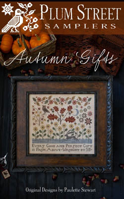 Autumn Gifts by Plum Street Samplers Cross Stitch - Paper Pattern