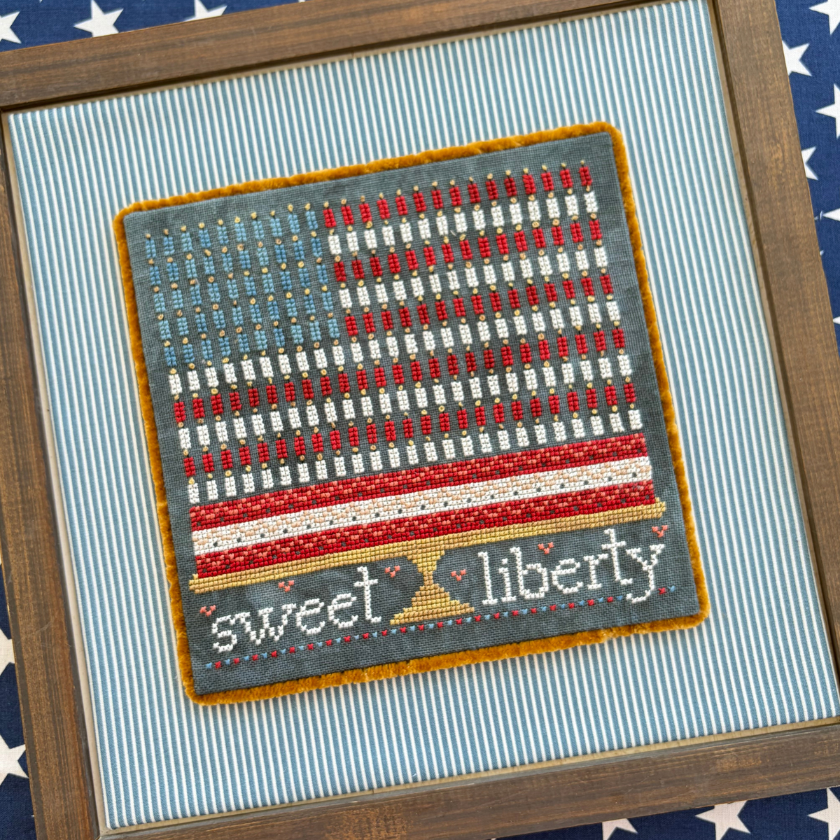 PRE-ORDER - Sweet Liberty Cross Stitch by Sweet Wing Studio - Paper Pattern