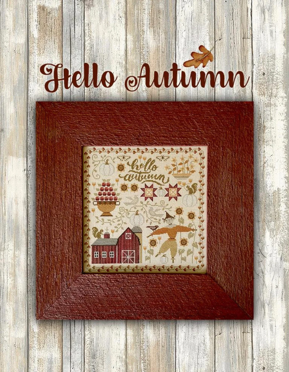 Hello Autumn Book - 8 Designs - Cross Stitch by Teresa Kogut - Paper Pattern