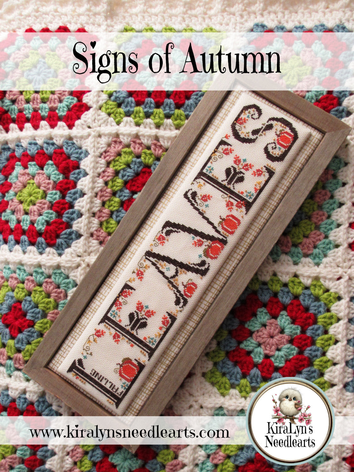 Signs of Autumn Cross Stitch by Kiralyn's Needlearts - Paper Pattern
