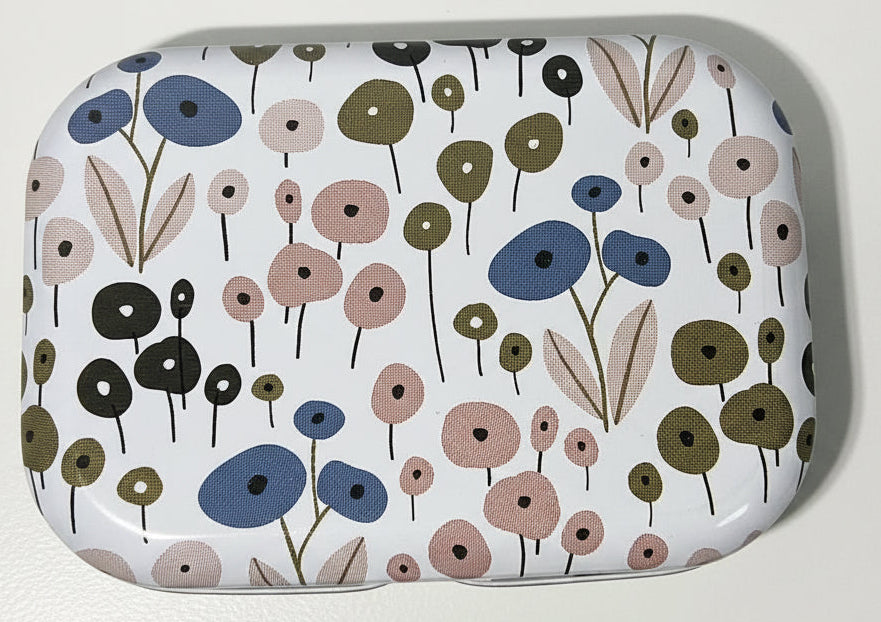 Floral Magnetic Needle Tin