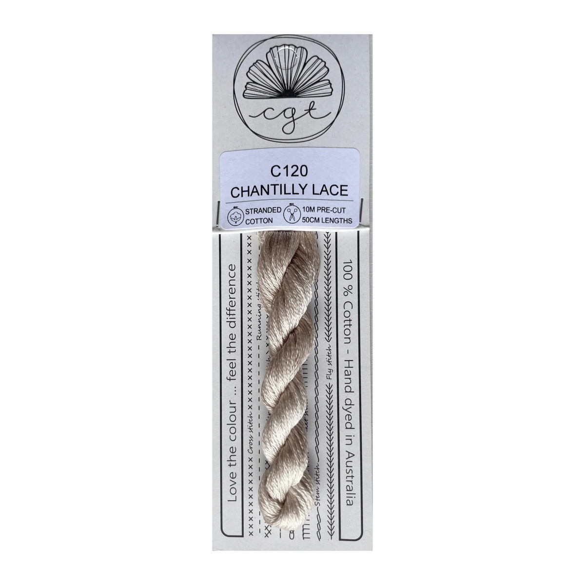 Chantilly Lace Stranded - Cottage Garden Threads Cotton Floss #C120