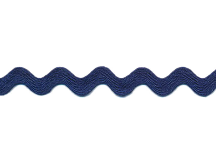 Medium Ric Rac, 1/2 inch - Navy