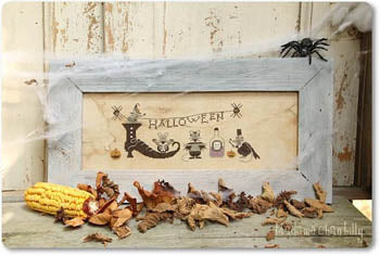 Halloween Mice Cross Stitch by Madame Chantilly - Paper Pattern