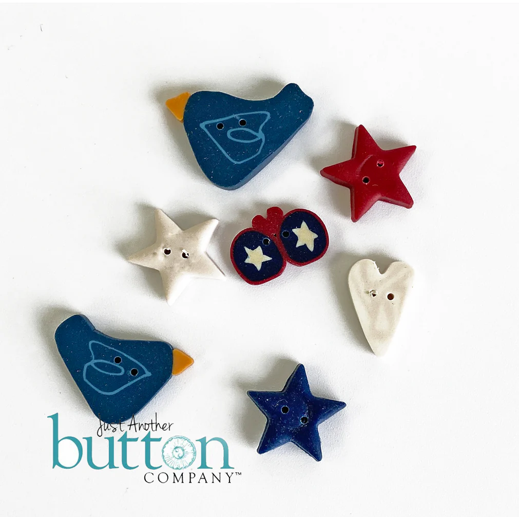 Flag Bag Button Pack by Just Another Button Company