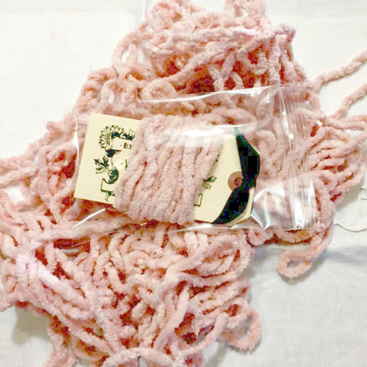 Chenille Trim - Ballerina Hand-Dyed 100% Cotton  by Lady Dot Creates