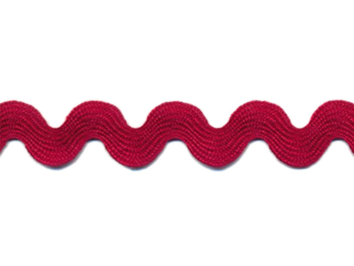 Large Ric Rac Trim, 11/16 inch - Barn Red - Primrose Cottage