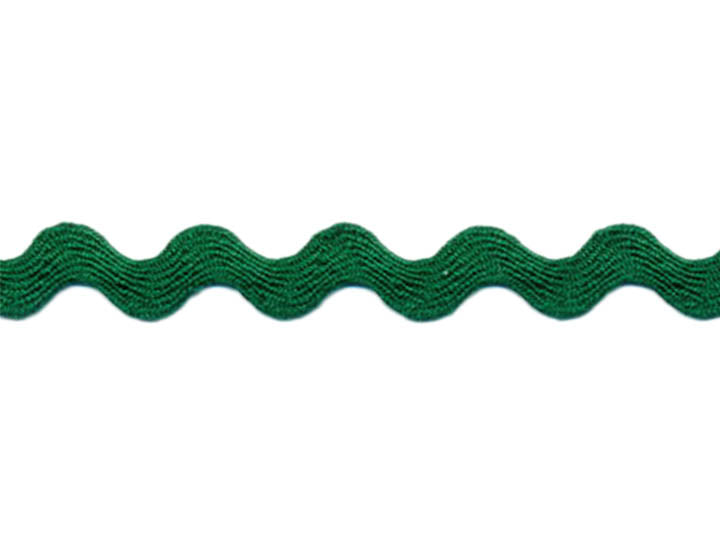 Medium Ric Rac, 1/2 inch - Emerald
