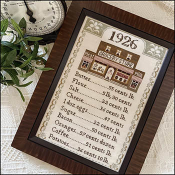 Those Were The Days Cross Stitch by Little House Needleworks - Paper Pattern