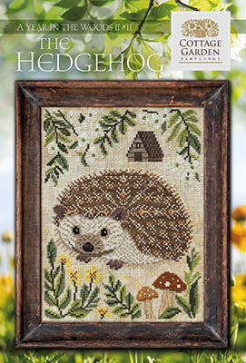 A Year in the Woods II: Hedgehog Cross Stitch by Cottage Garden Samplings  - Paper Pattern